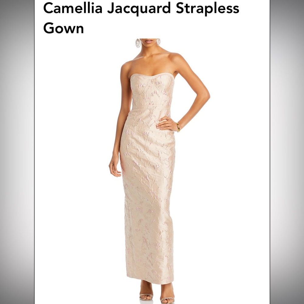 Strapless gown